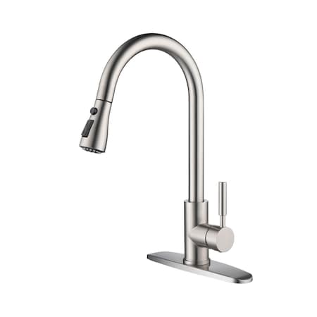 Kibi Single Handle Pull Down Kitchen Faucet F102BN